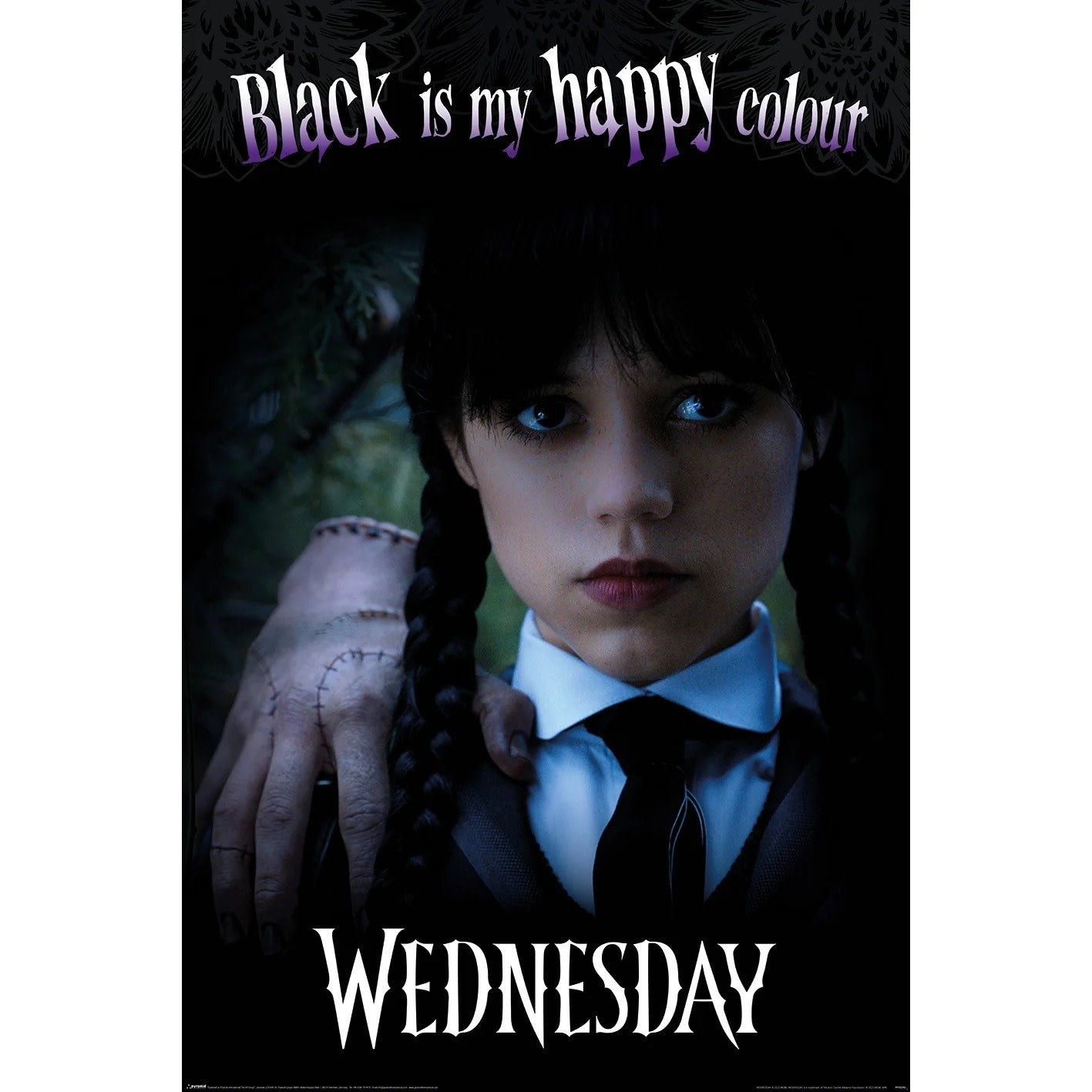 Wednesday Happy Colour - Maxi Poster - Fans Geek Store