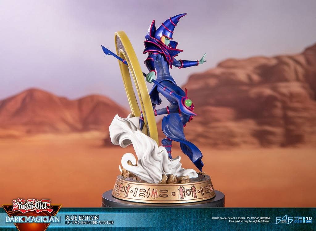 Yu - Gi - Oh: Dark Magician Blue Variant PVC Statue - Fans Geek Store