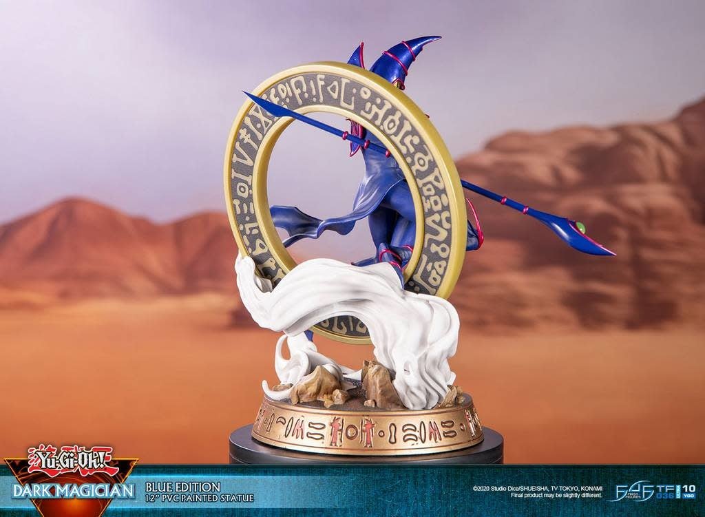 Yu - Gi - Oh: Dark Magician Blue Variant PVC Statue - Fans Geek Store