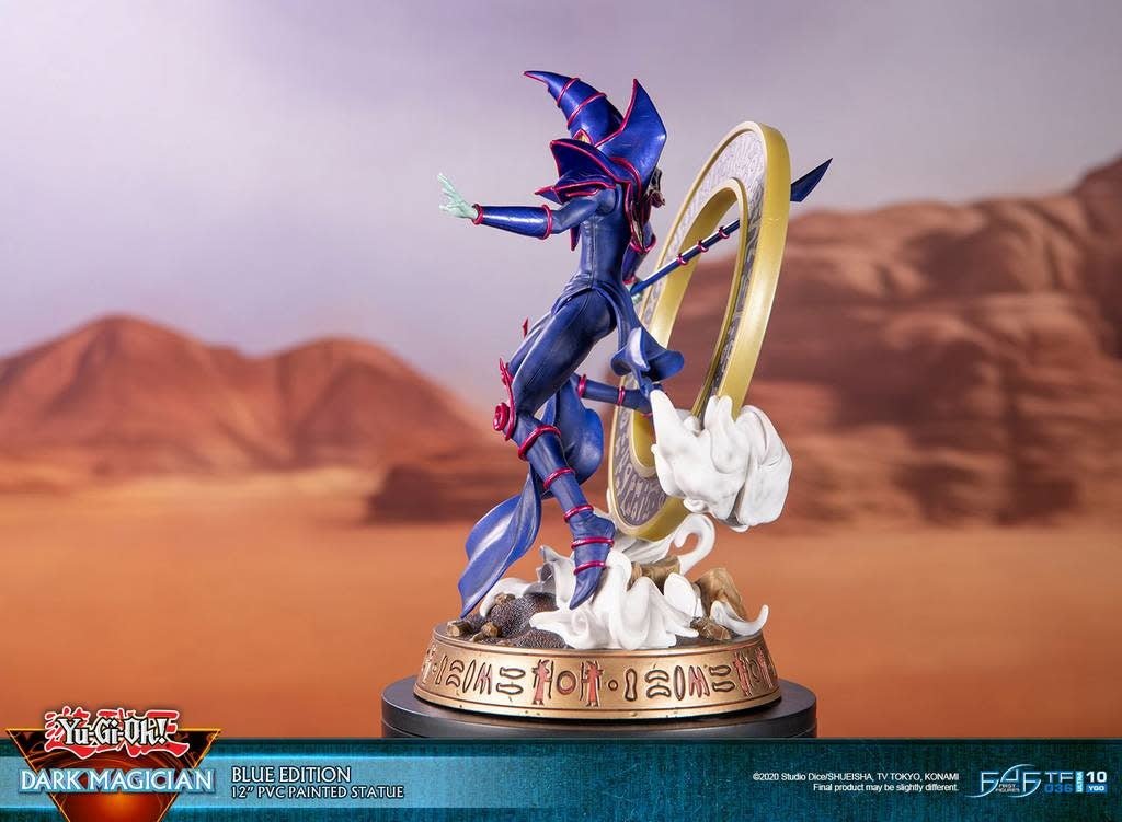 Yu - Gi - Oh: Dark Magician Blue Variant PVC Statue - Fans Geek Store