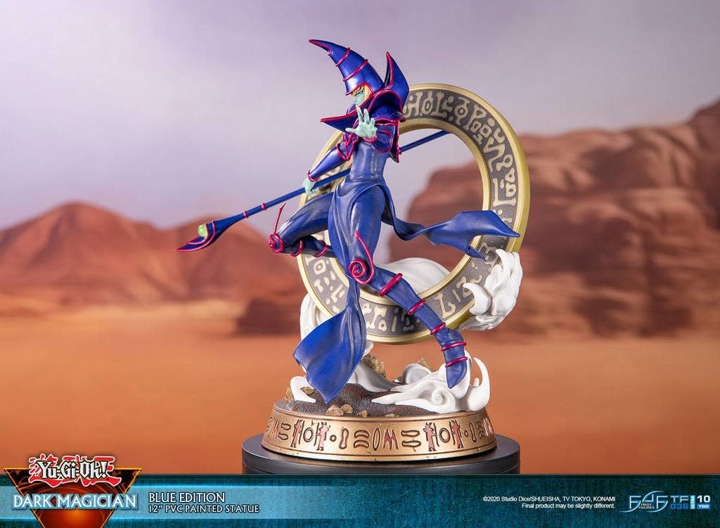Yu - Gi - Oh: Dark Magician Blue Variant PVC Statue - Fans Geek Store