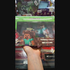 Minecraft: Steve & Tamed Wolf Figuur 13 cm | YouTooz Collectibles