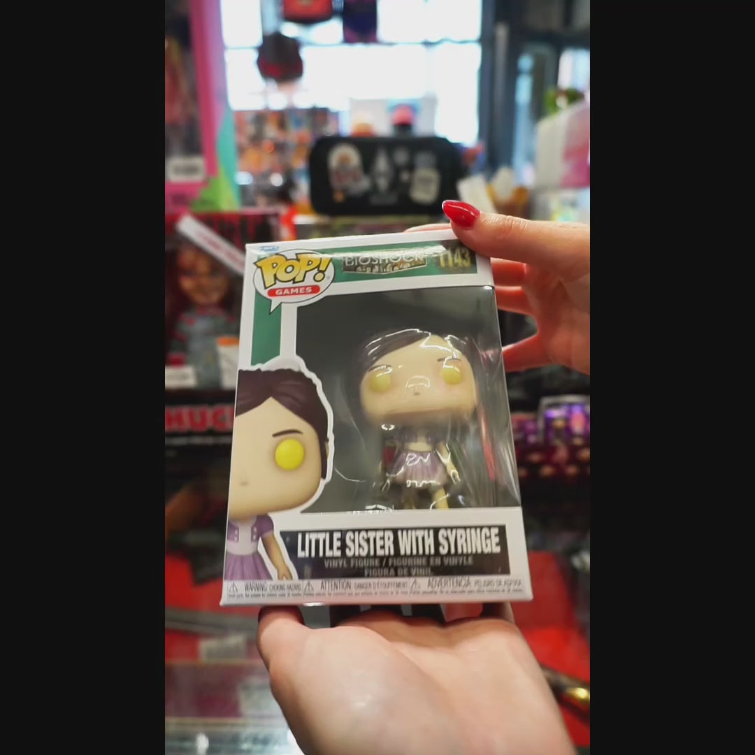 Little Sister met Spuit – Bioshock POP Vinyl Figuur
