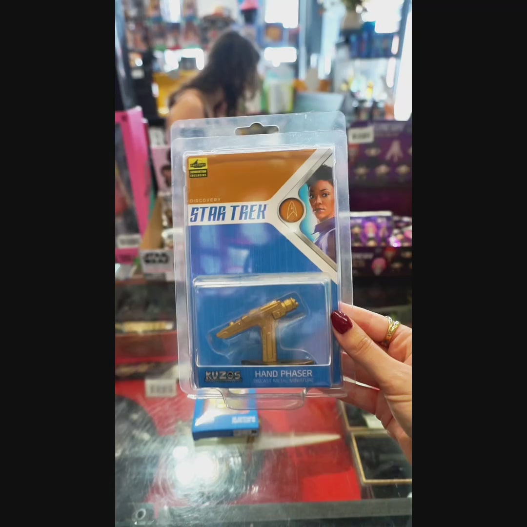 Star Trek: Discovery - Starfleet Hand Phaser Gold Variant Kuzo SDCC 2019 Exclusive