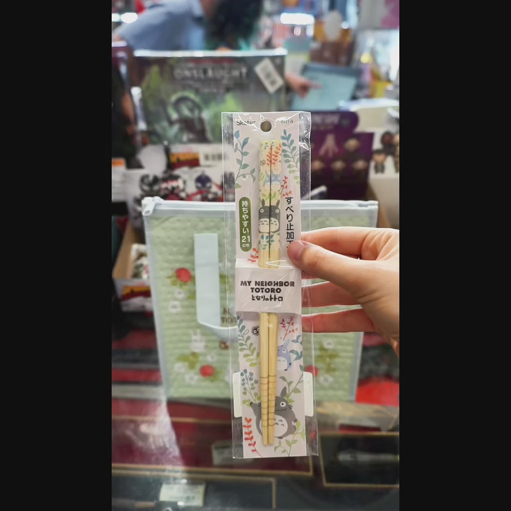 Studio Ghibli- Tototo, Wooden Chopsticks (21 cm): Totoro-White