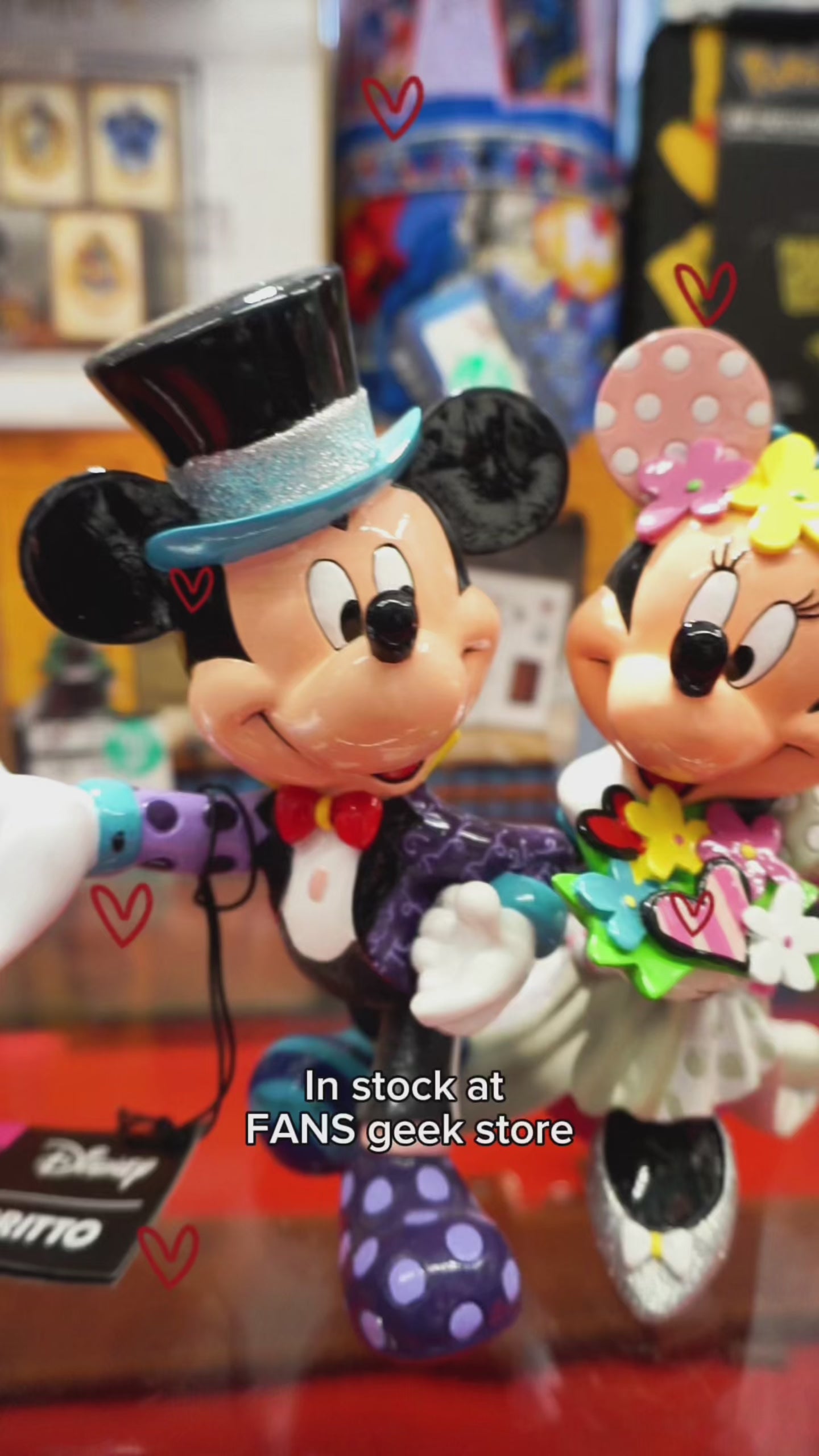 Mickey and Minnie Mouse Wedding Figurine