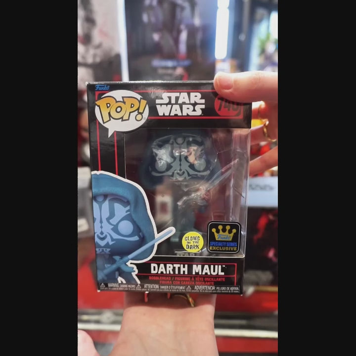 Funko POP! Darkside Darth Maul Holo Glow in the Dark 740 Star Wars Exclusive