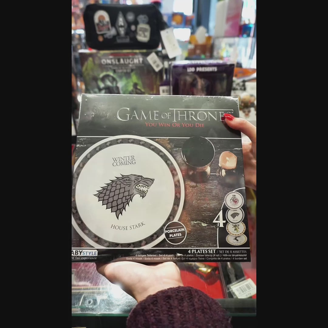 Set van 4 Porseleinen Borden – Game of Thrones