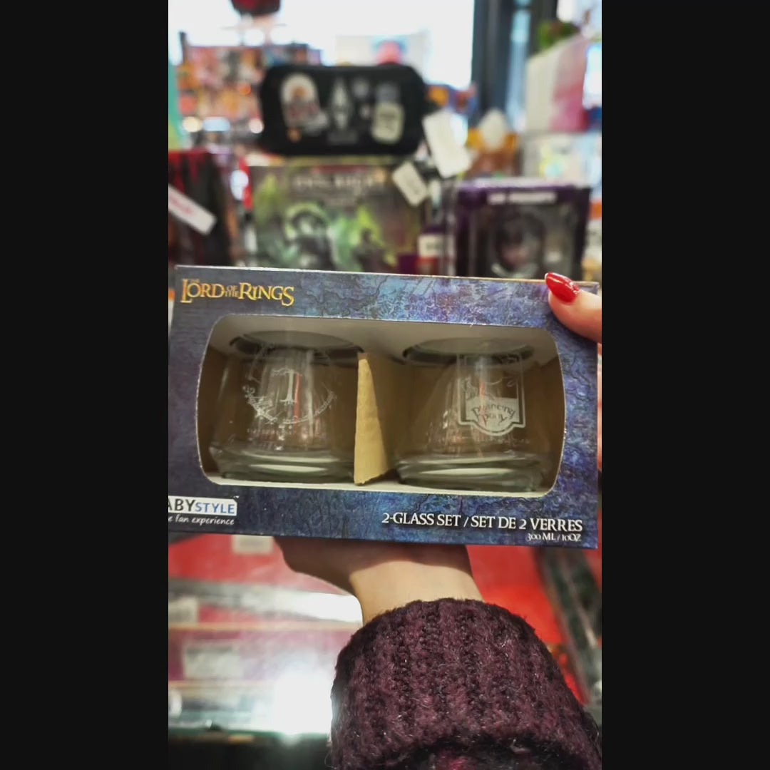 Lord of the Rings: Glazenset Prancing Pony & Gondor 30cl (2 stuks)