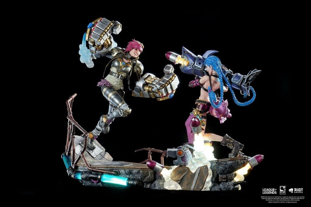 League of Legends: Jinx & Vi 1:6 Scale Statue Set - Fans Geek Store