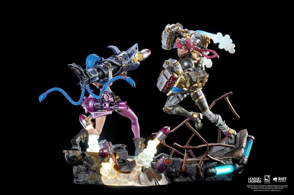 League of Legends: Jinx & Vi 1:6 Scale Statue Set - Fans Geek Store