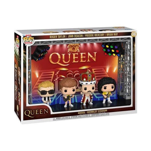 Queen Pop! Moments Deluxe Vinyl Figures 4 - Pack Wembley Stadium - Fans Geek Store