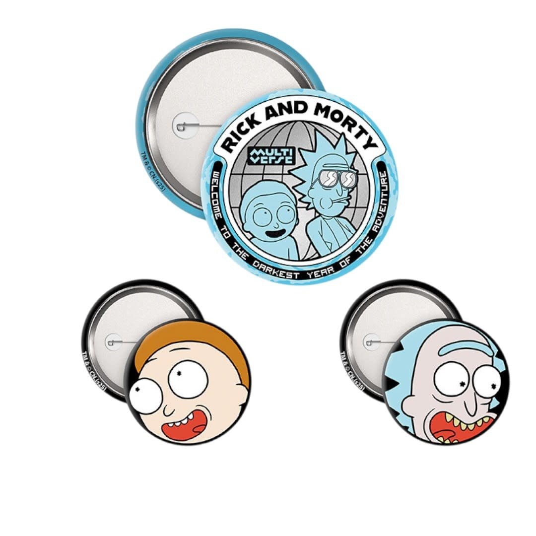 RICK AND MORTY - Badge Pack - Rick & Morty - Fans Geek Store