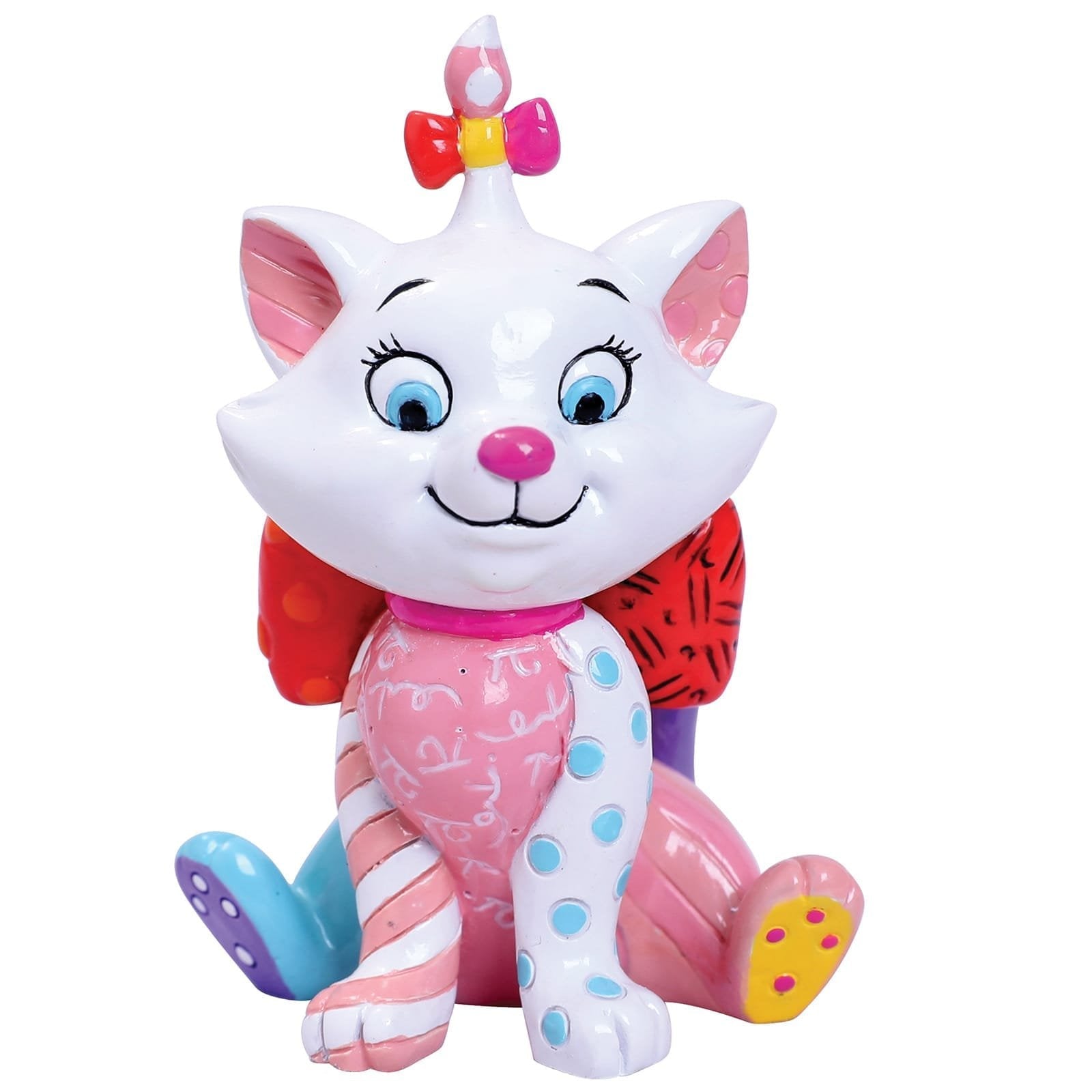 Romero Britto Disney Marie Mini Figurine 9cm - The Aristocats Pop - Art - Fans Geek Storeproduct_typeEnesco - Disney BRITTO