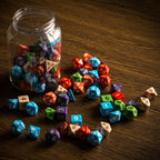 Round Jar of Classic RPG Dice (80) - Fans Geek Store