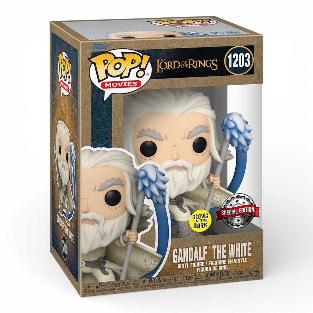 Funko POP! Gandalf The White GITD 1203 LOTR Earth Day Exclusive - Fans Geek Store