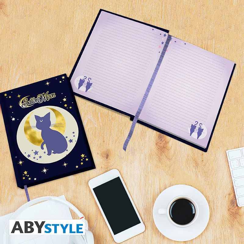 Sailor Moon A5-notitieboek – Luna & Artemis - Fans Geek Storeproduct_type#ABYstyle