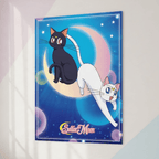 Sailor Moon chibi-poster – Luna & Artemis - Fans Geek Storeproduct_type#GB Eye