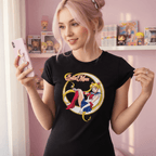 Sailor Moon dames-T-shirt – Zwart - Fans Geek Storeproduct_type#ABYstyle