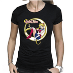 Sailor Moon dames-T-shirt – Zwart - Fans Geek Storeproduct_type#ABYstyle