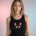 Sailor Moon dames-tanktop – Luna zwart - Fans Geek Storeproduct_type#Sailor Moon