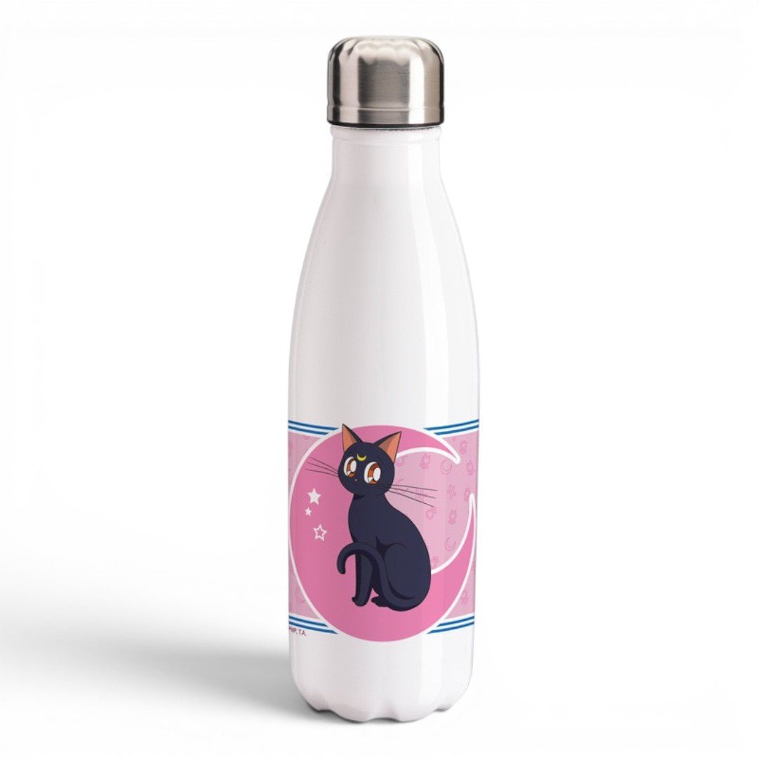 Sailor Moon Drinkfles 500ml – Aluminium met Luna Design - Fans Geek Storeproduct_typeABYstyle