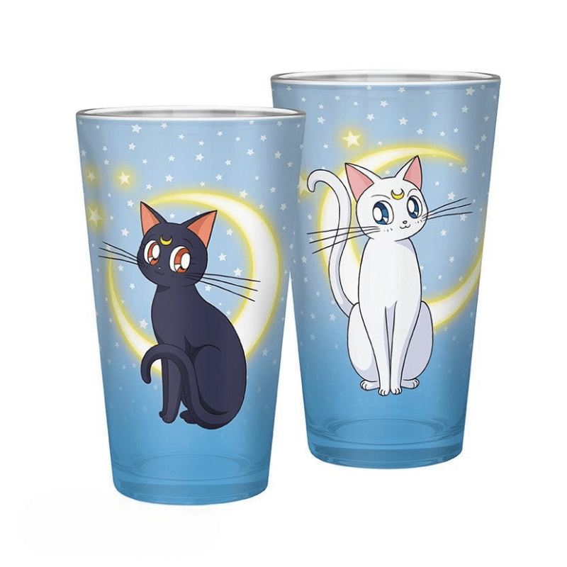 Sailor Moon drinkglas – Luna & Artemis 400 ml - Fans Geek Storeproduct_type#ABYstyle