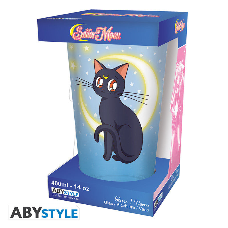 Sailor Moon Groot Glas Luna & Artemis ABYstyle 400ml