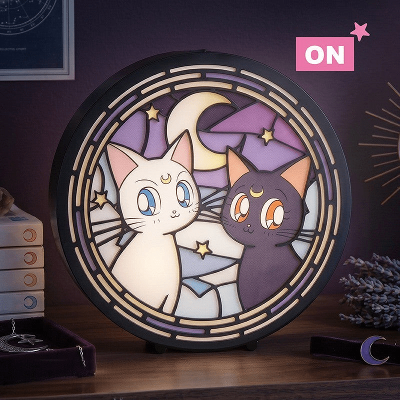Sailor Moon ledlamp – Luna & Artemis - Fans Geek Storeproduct_type#ABYstyle