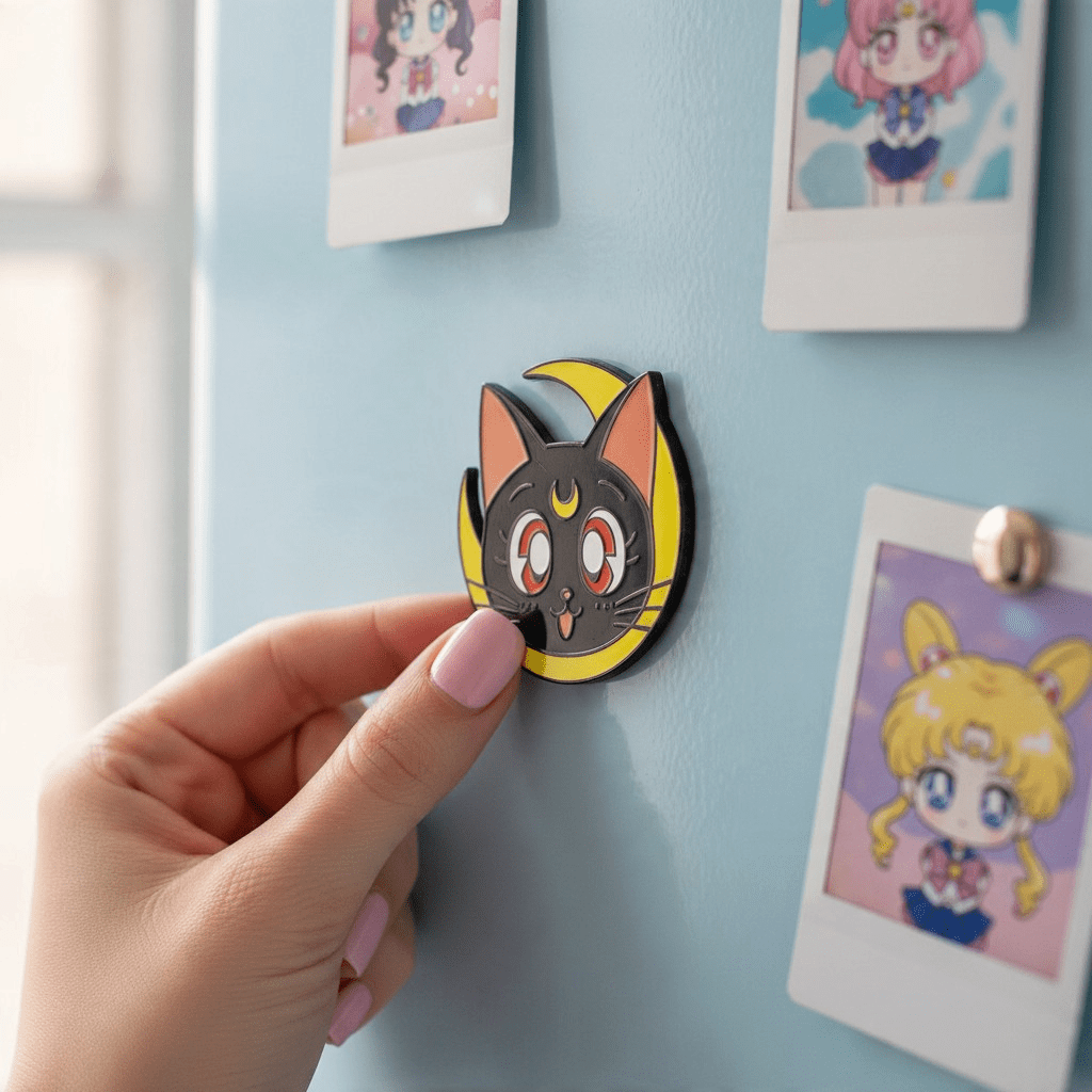 Sailor Moon metalen magneet – Luna - Fans Geek Storeproduct_type#ABYstyle