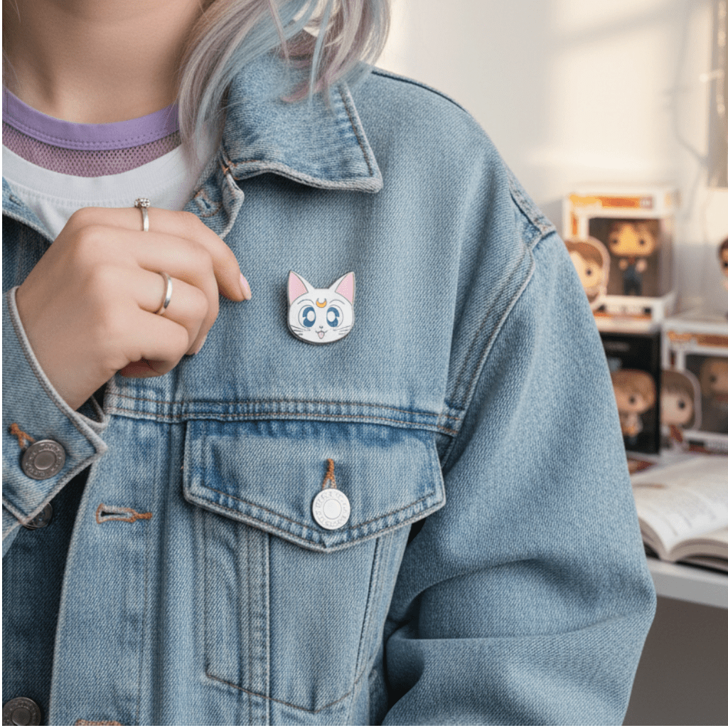 Sailor Moon metalen pin – Artemis - Fans Geek Storeproduct_type#ABYstyle