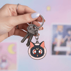 Sailor Moon metalen sleutelhanger – Luna - Fans Geek Storeproduct_type#Sailor Moon