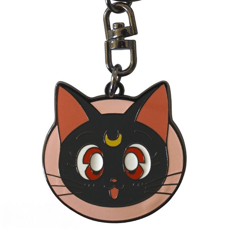Sailor Moon metalen sleutelhanger – Luna - Fans Geek Storeproduct_type#Sailor Moon