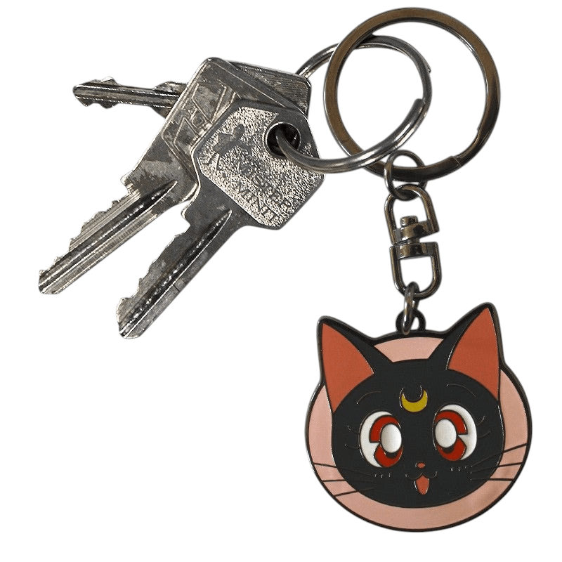 Sailor Moon metalen sleutelhanger – Luna - Fans Geek Storeproduct_type#Sailor Moon