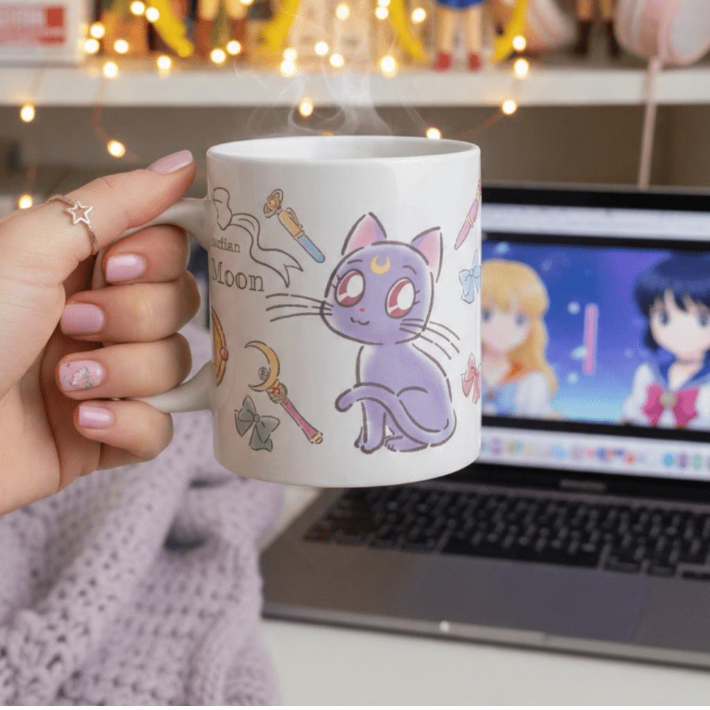 Sailor Moon mok – Luna & Artemis in chibi-stijl - Fans Geek Storeproduct_type#ABYstyle