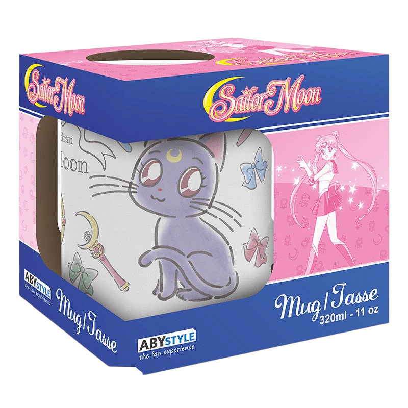 Sailor Moon mok – Luna & Artemis in chibi-stijl - Fans Geek Storeproduct_type#ABYstyle