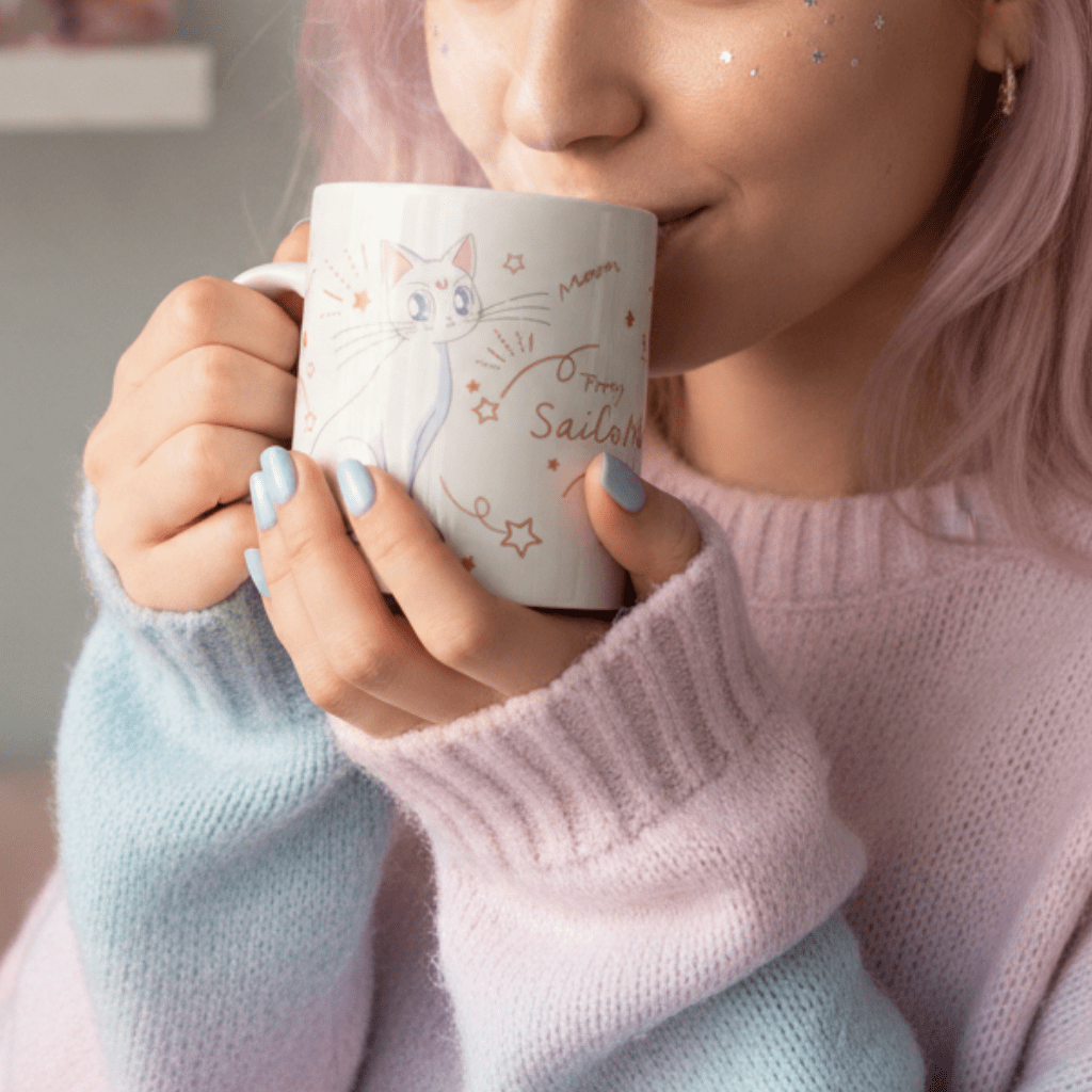 Sailor Moon mok – Luna & Artemis met matte afwerking - Fans Geek Storeproduct_type#Sailor Moon