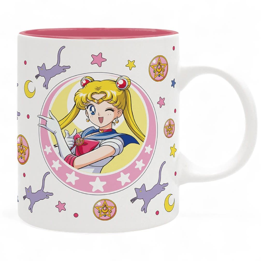 SAILOR MOON - Mug - 320 ml - Sailor Moon & Luna patch - Fans Geek Store