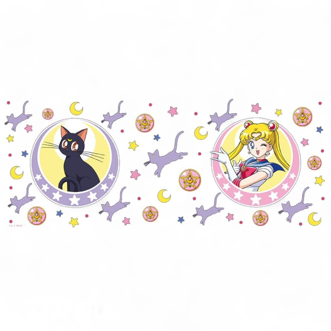 SAILOR MOON - Mug - 320 ml - Sailor Moon & Luna patch - Fans Geek Store