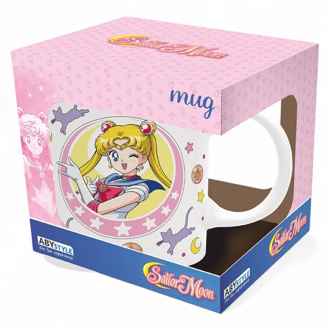 SAILOR MOON - Mug - 320 ml - Sailor Moon & Luna patch - Fans Geek Store