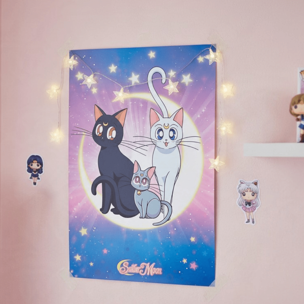 Sailor Moon poster – Luna, Artemis & Diana - Fans Geek Storeproduct_type#GB Eye