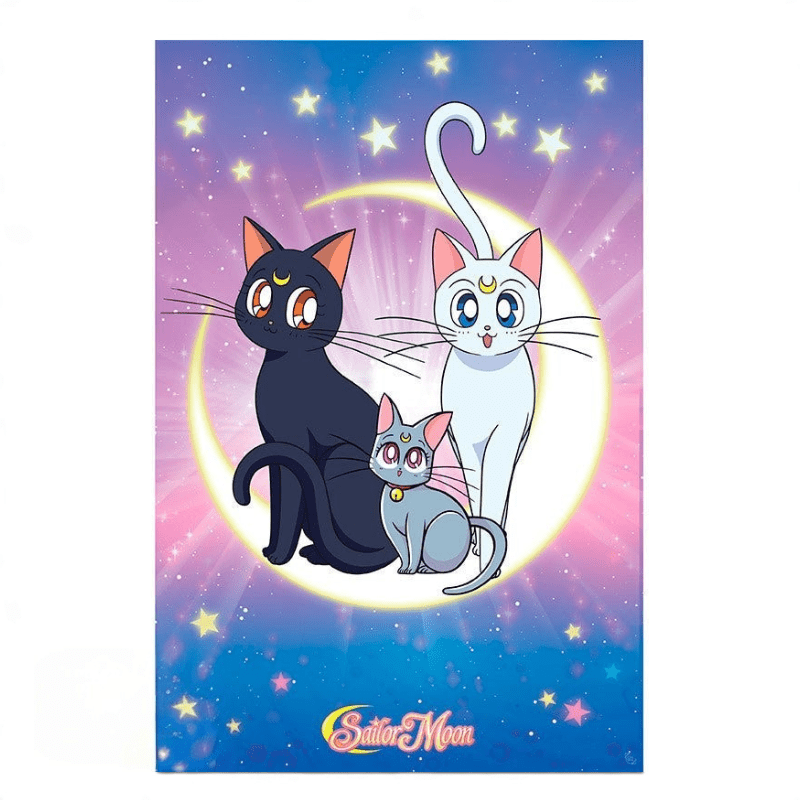 Sailor Moon poster – Luna, Artemis & Diana - Fans Geek Storeproduct_type#GB Eye