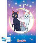 Sailor Moon Poster Luna Artemis & Diana GB eye 91.5x61cm