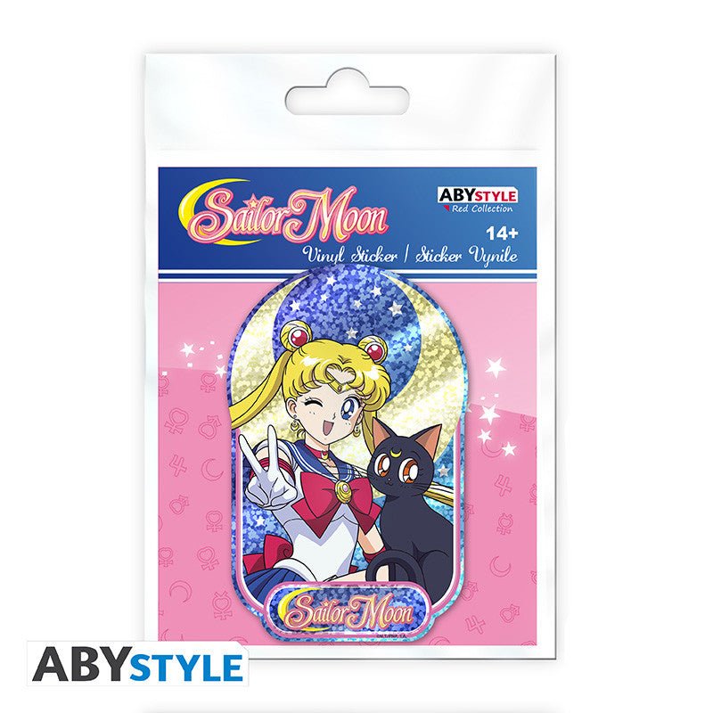 Sailor Moon Sticker Sailor Moon & Luna ABYstyle Vinyl 6.5x10cm - Fans Geek Storeproduct_typeABYstyle