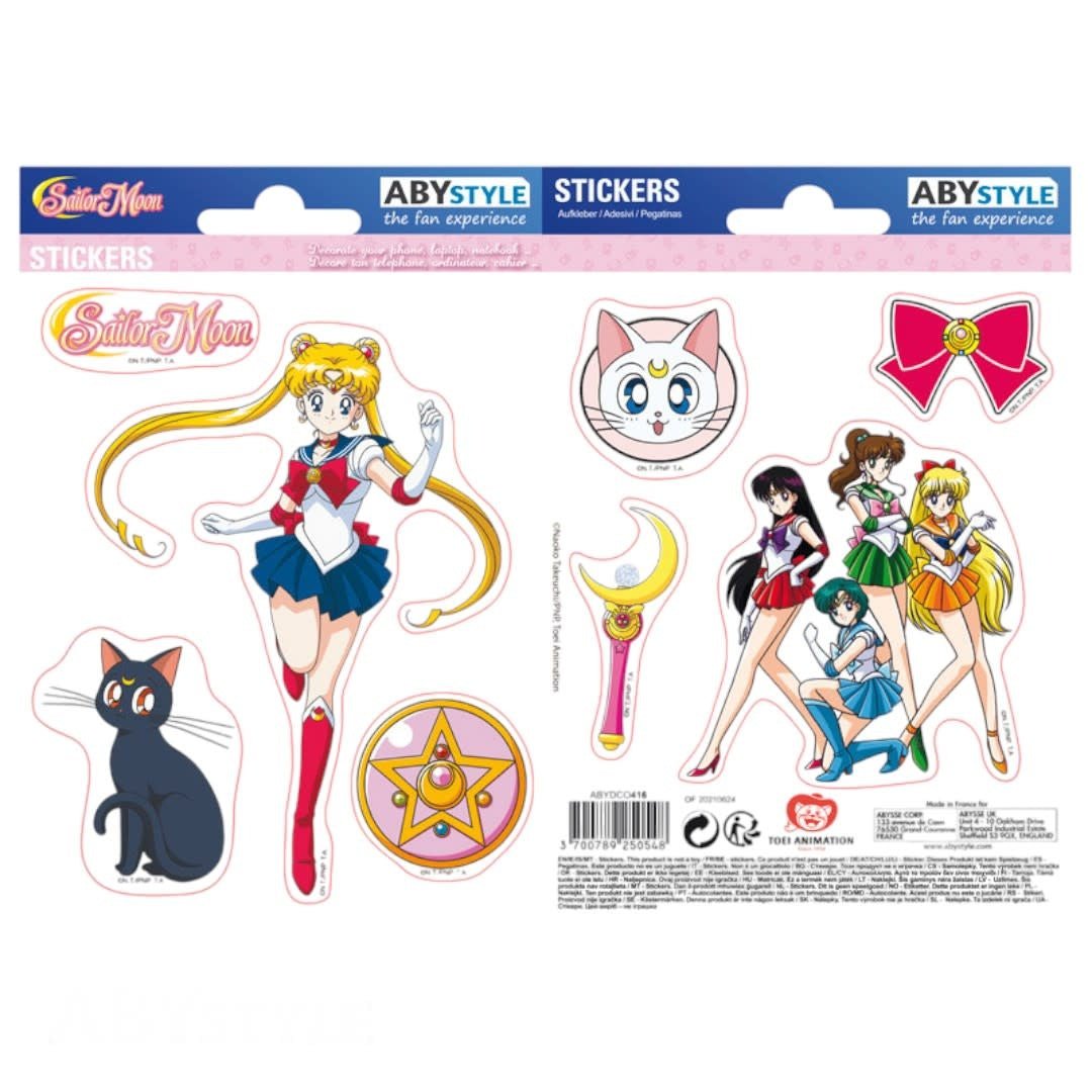 SAILOR MOON - Stickers - 16x11cm/ 2 sheets - Sailor Moon - Fans Geek Store