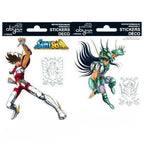 SAINT SEIYA - Stickers - 16x11cm/ 2 sheets - Pegasus/Shiryu - Fans Geek Store