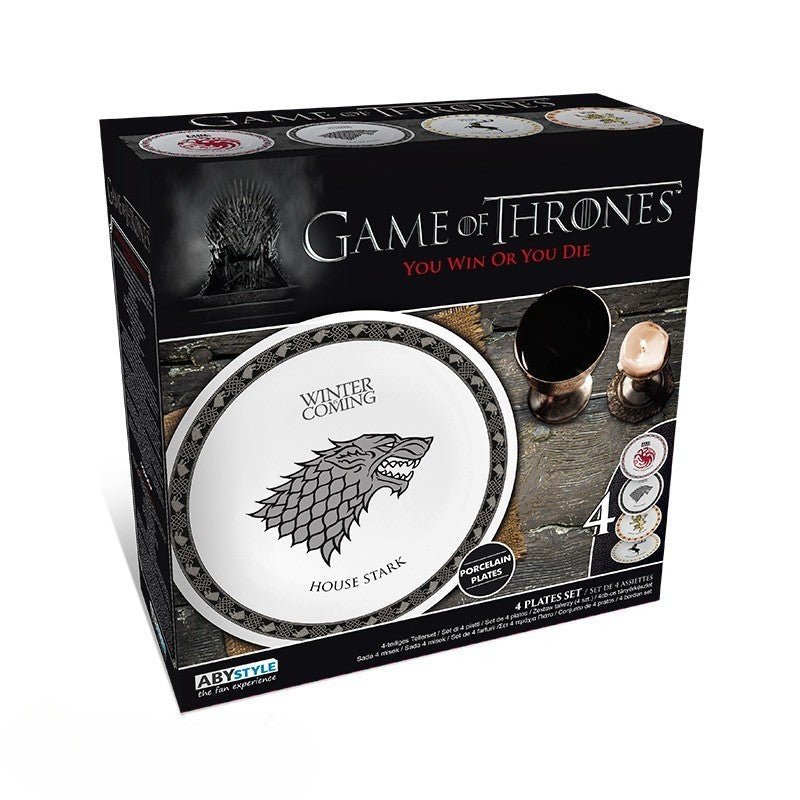 Set van 4 Porseleinen Borden – Game of Thrones - Fans Geek Storeproduct_typeABYstyle
