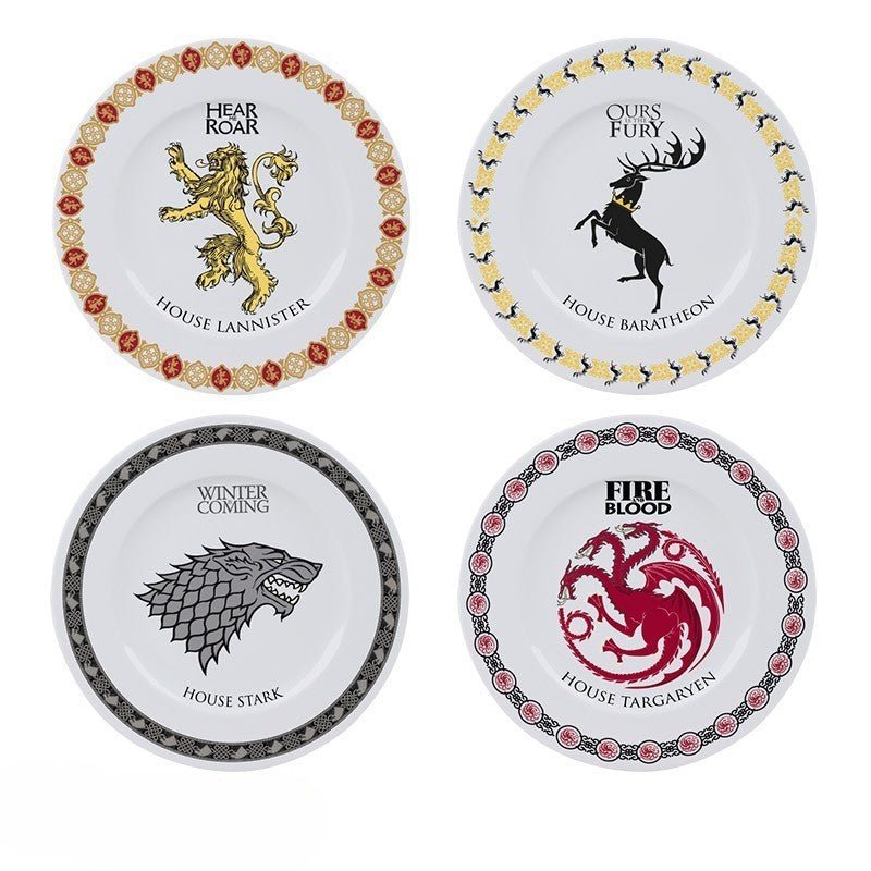 Set van 4 Porseleinen Borden – Game of Thrones - Fans Geek Storeproduct_typeABYstyle