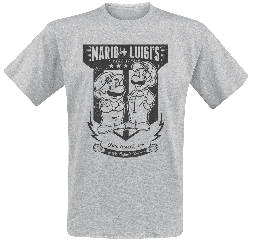 Nintendo - Mario Kart Fix - It team Range T-shirt - Fans Geek Store