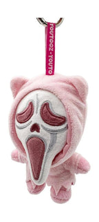 Scream Ghost Face Pluche Sleutelhanger Roze 13 cm